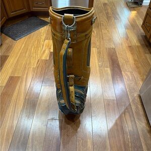 Vintage Titleist golf bag 6 way divider cart/carry executive bag